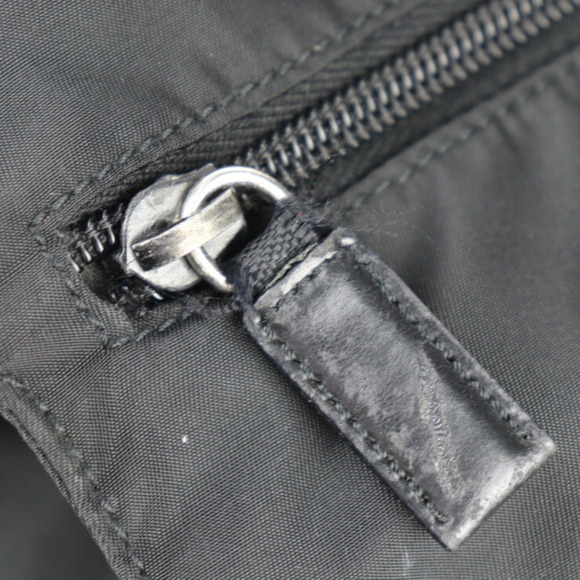 PRADA Black Leather Shoulder Bag - Picture 8 of 10